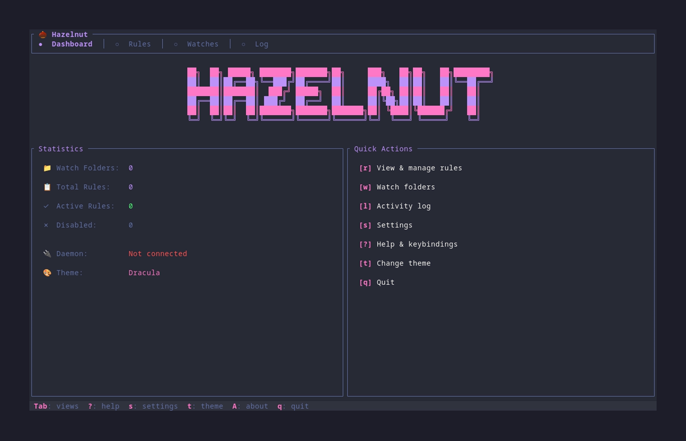 Hazelnut screenshot